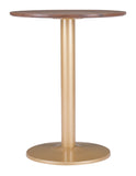 Alto Bistro Table Brown & Gold