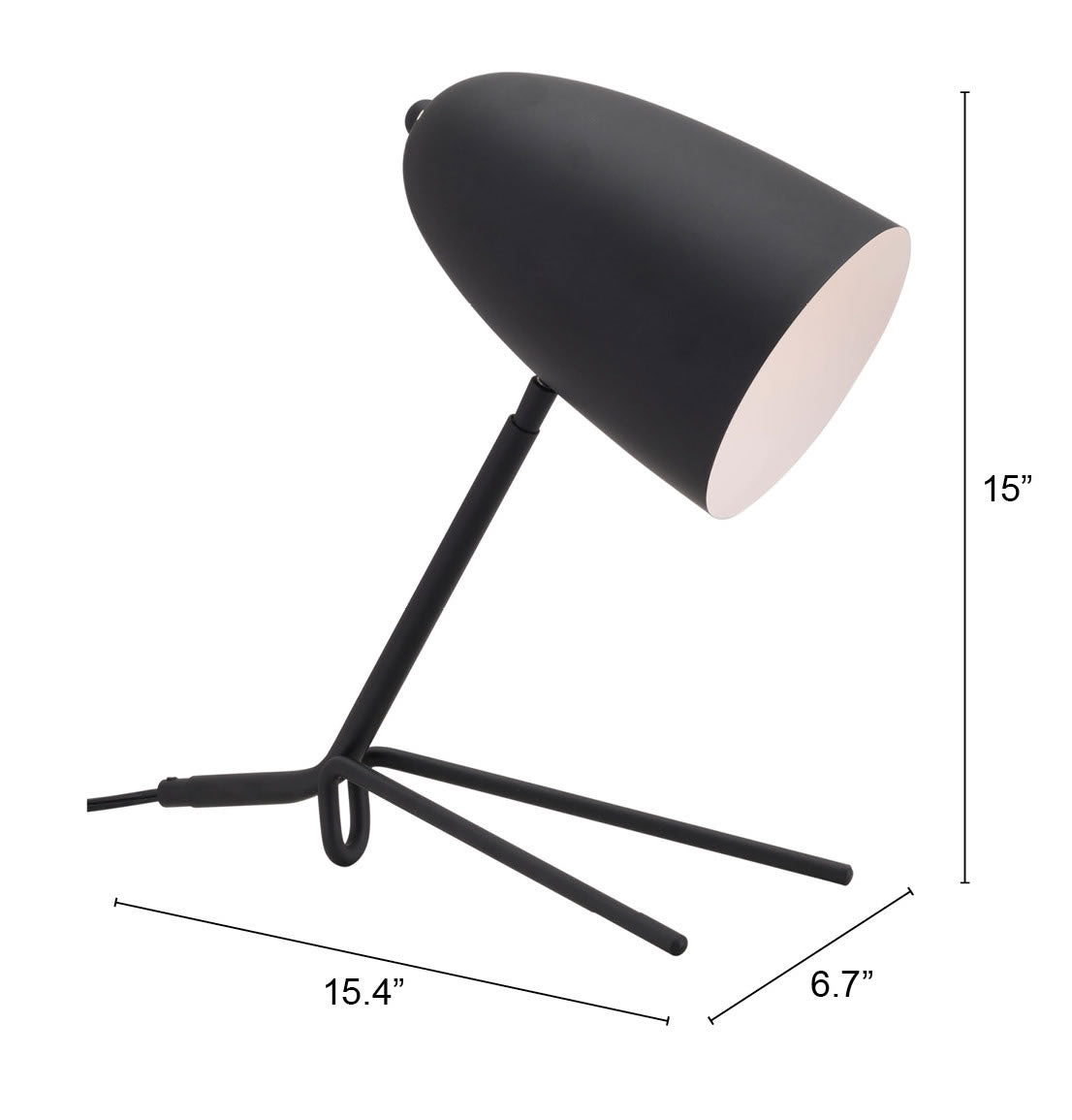 Jamison Table Lamp Black