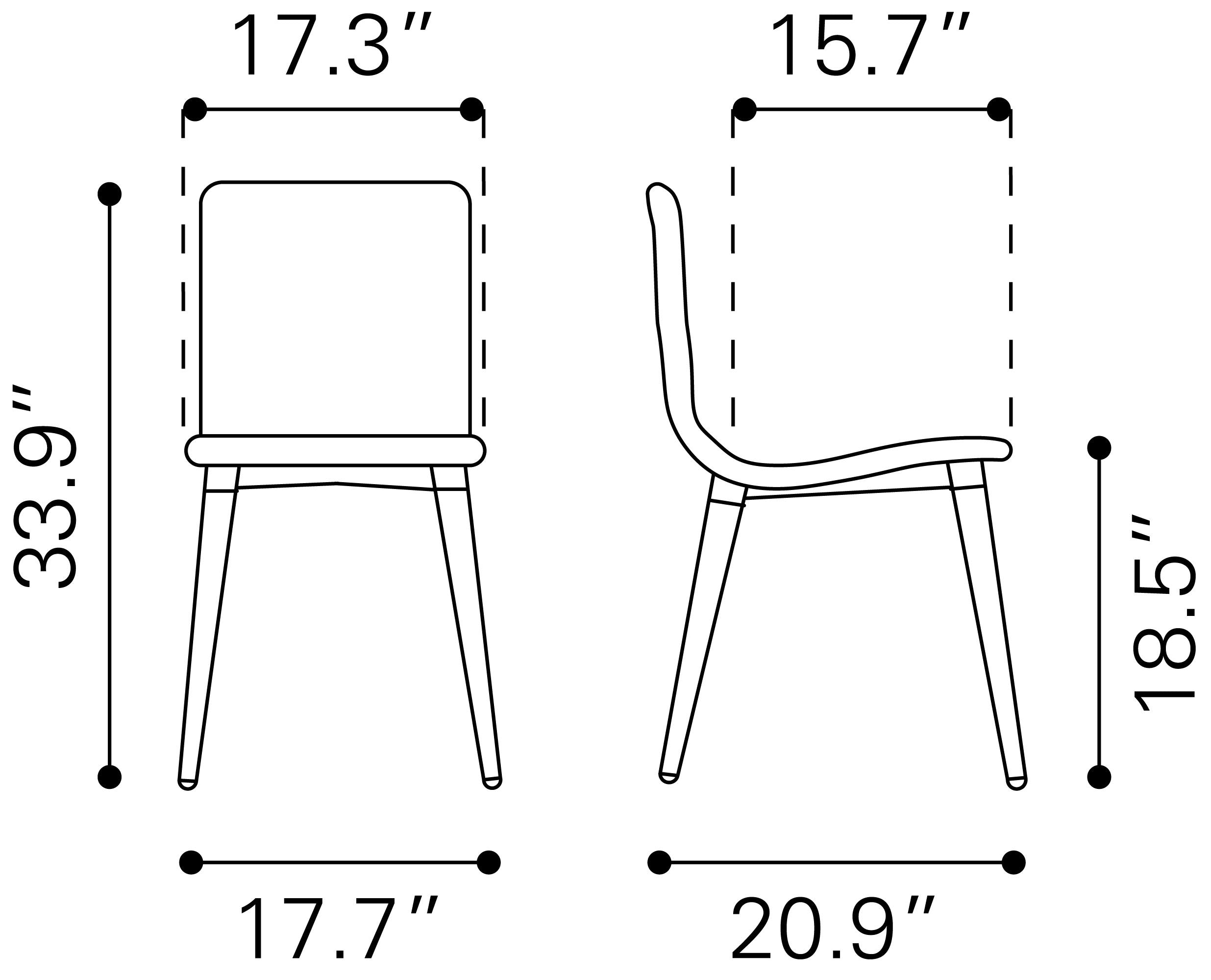 Jericho Dining Chair Gray