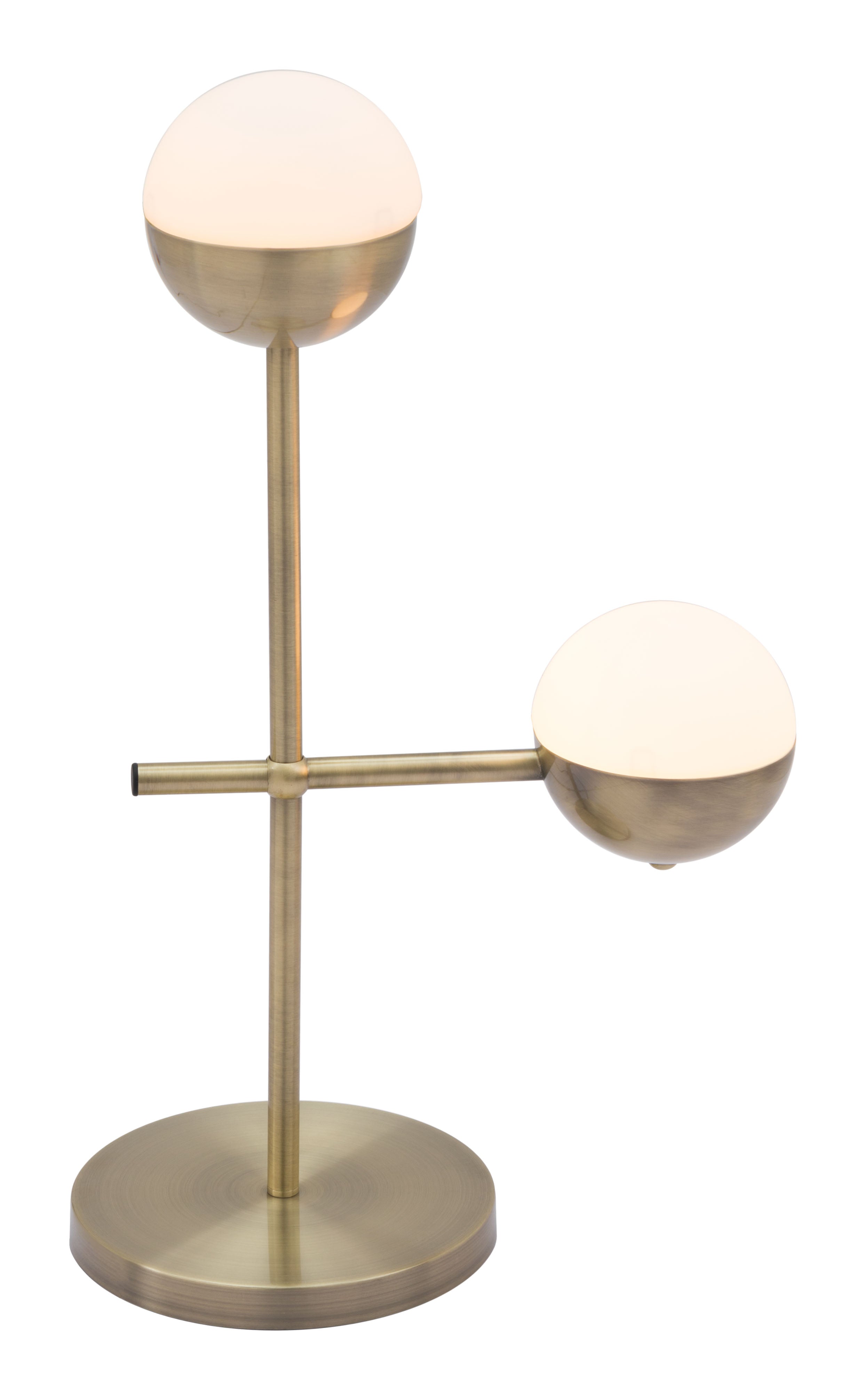 Waterloo Table Lamp White & Bronze