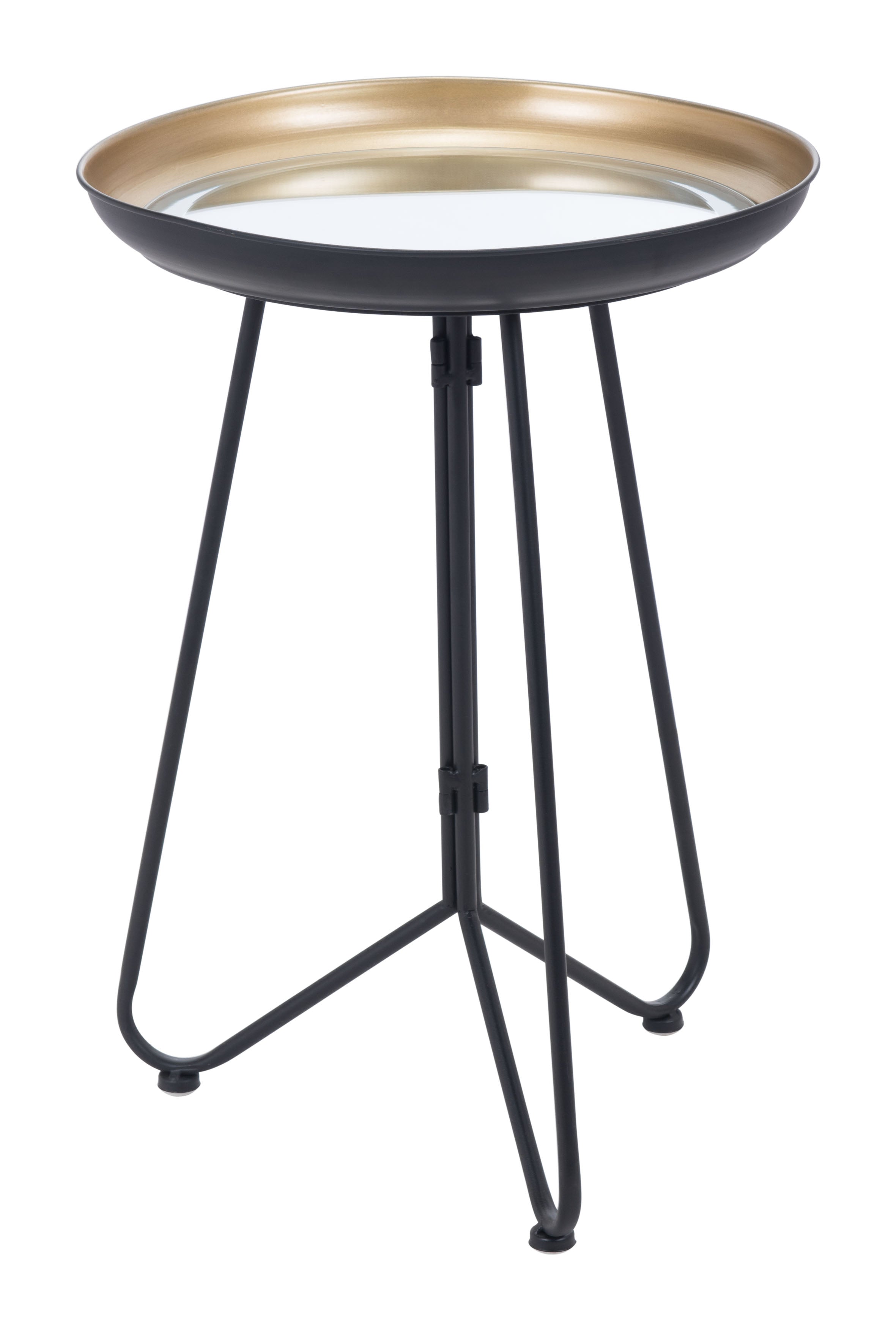 Foley Accent Table Gold & Black