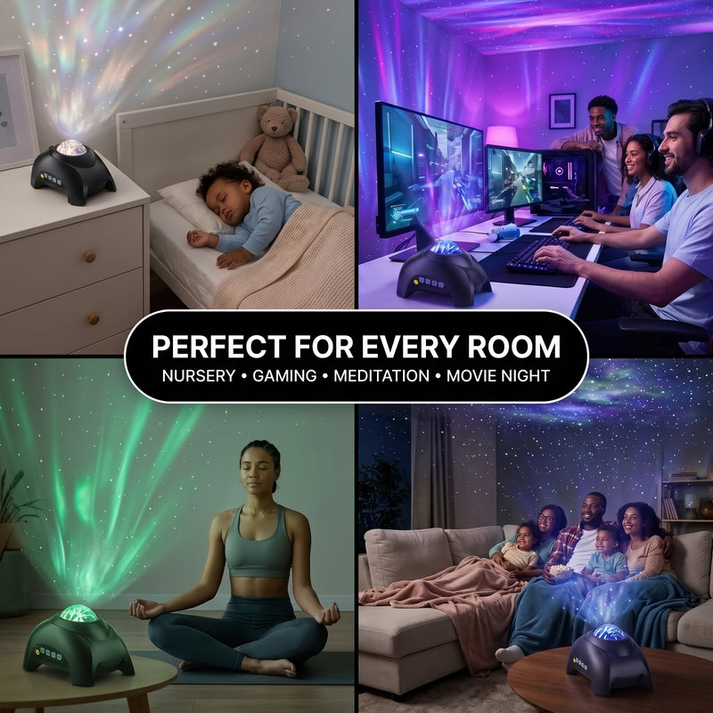 GALAXY PROJECTOR – WHITE NOISE, BLUETOOTH SPEAKER & REMOTE - 8 - Copy