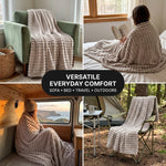 Throw Blanket – Soft, Lightweight Ribbed Design - 8