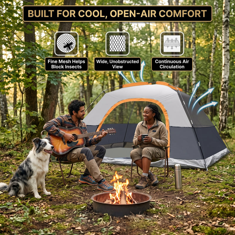 2-4 Person Dome And Cabin Camping Tents - 8
