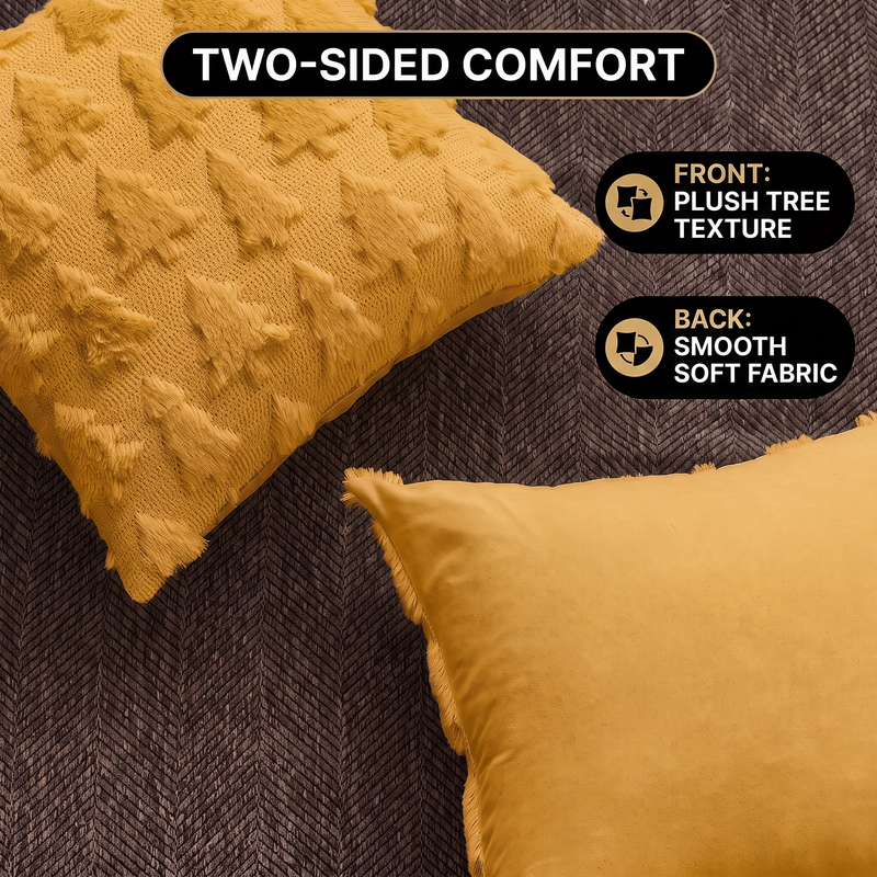 Christmas Pillow Covers 18x18 – Decorative Set of 2 - 8