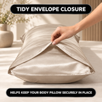Body Pillowcase – Satin or Mulberry Silk, 20 x 54 in - 8