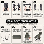 Ultra-Compact High Back Folding Camping Chair – Lightweight & Portable - 8