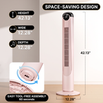 Tower Fan With Remote – 90° Oscillation, 36″ & 42″ - 8