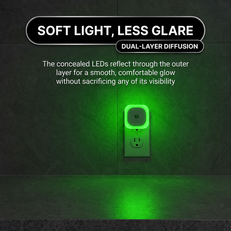 PLUG-IN NIGHT LIGHT – MOTION SENSOR, DUSK-TO-DAWN & DIMMING - 8