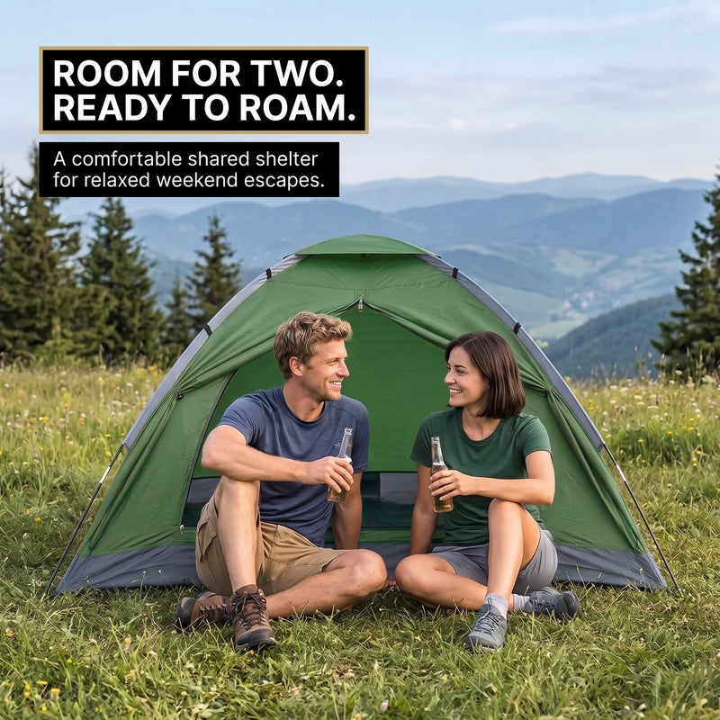 2-4 PERSON LIGHTWEIGHT BACKPACKING DOME CAMPING TENTS - 8