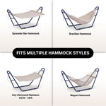 Adjustable 9-14FT Heavy-Duty Hammock Stand – 550-660LBS Outdoor/Indoor Steel Frame - 8