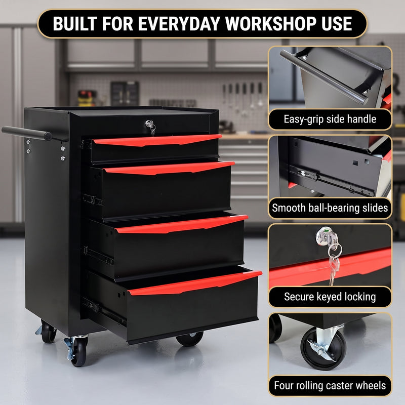 Portable Metal Tool Box Organizer – Compact & Large Options - 8