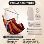Premium Cotton Hanging Hammock Chair for Indoor & Outdoor Relaxation - 8