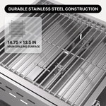 PORTABLE STAINLESS STEEL TABLETOP PROPANE GRILL – 2 & 3 BURNER OUTDOOR BBQ OPTIONS - 8
