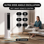 3-in-1 Evaporative Air Cooler Tower Fan with Remote Control - 8