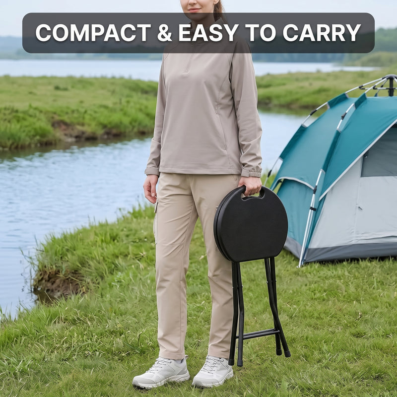 Foldable Table & Step Stool – Heavy-Duty, Portable, Adjustable Height, Indoor/Outdoor Use - 8