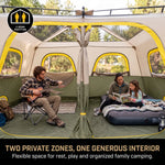 8–10 Person Instant Cabin Camping Tent with Room Divider - 8