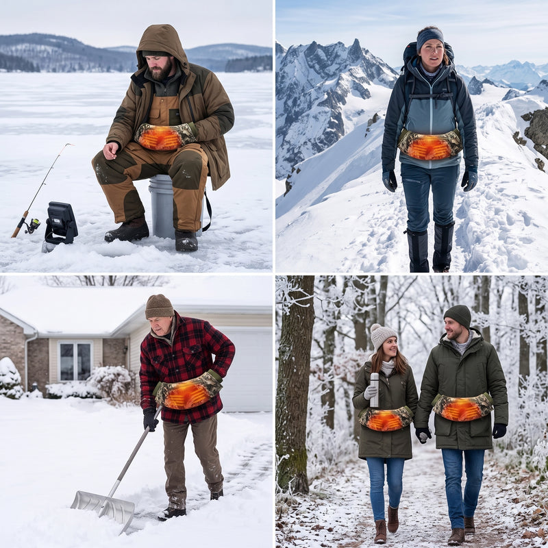 Rechargeable Hand Warmer Pouch – Electric Heated Hand Muff for Hunting, Golf & Outdoors - 8