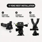 360° Swivel Hunting Chair with Adjustable Legs & Rifle Rest – Portable Tripod Seat - 8