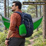 DOUBLE CAMPING HAMMOCK WITH REVERSIBLE BUG NET – 2 PERSON, 660 LB - 8