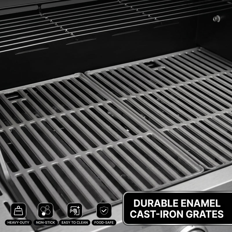 Grate for Outdoor Backyard BBQ Cooking - 8