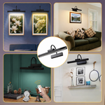 Battery Operated Picture Light – Rechargeable LED with Remote & Timer - 8