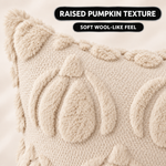 DECORATIVE PILLOW COVERS – 3D PUMPKIN SET OF 2 - 8