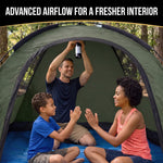 2-4 PERSON LIGHTWEIGHT BACKPACKING DOME CAMPING TENTS - 8