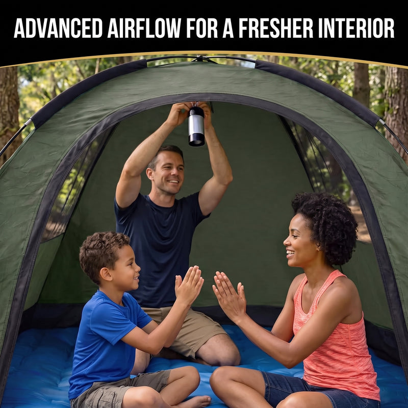 2-4 PERSON LIGHTWEIGHT BACKPACKING DOME CAMPING TENTS - 8