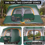 5–8 PERSON FAMILY DOME CAMPING TENT – WATERPROOF OUTDOOR TENT WITH RAINFLY & CARRY BAG - 8