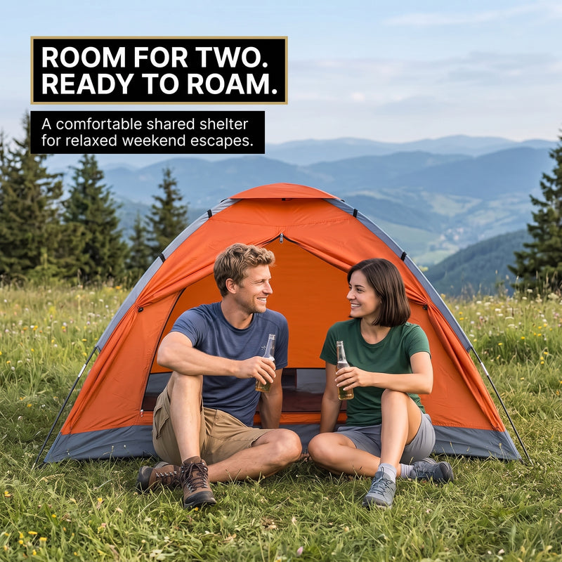 2-4 PERSON LIGHTWEIGHT BACKPACKING DOME CAMPING TENTS - 8