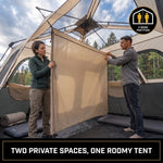 8–10 Person Instant Cabin Camping Tent with Room Divider - 8