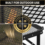 Foldable Camping Table Collapsible Picnic Aluminum Alloy Grill Stand - 8