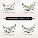Adjustable 9-14FT Heavy-Duty Hammock Stand – 550-660LBS Outdoor/Indoor Steel Frame - 8