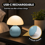 MUSHROOM LAMP – CORDLESS, RECHARGEABLE & TOUCH-DIMMABLE - 8