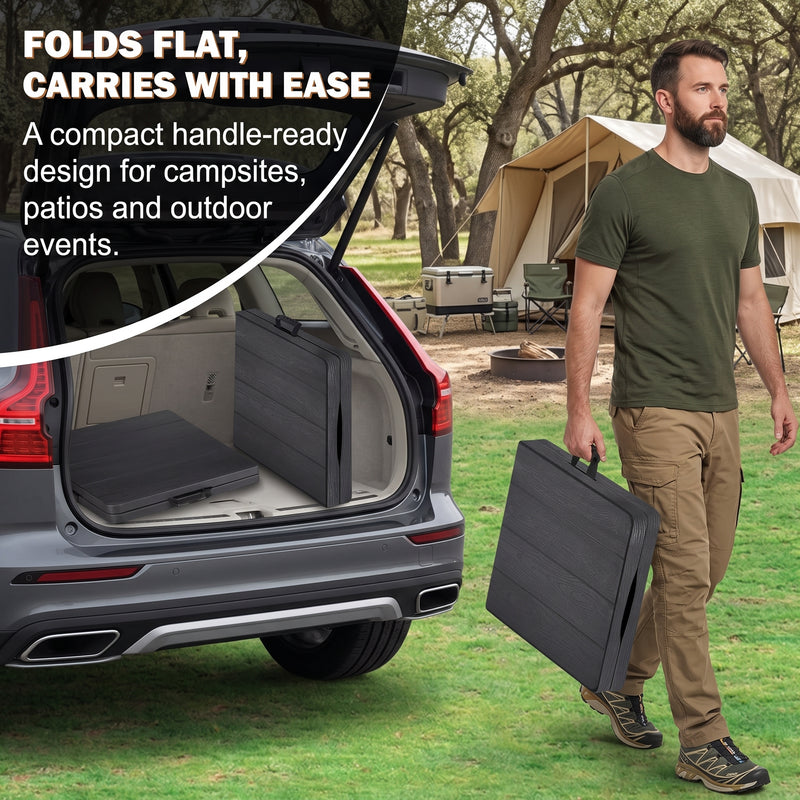 4 ft Adjustable Folding Camping Table - 8