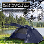 2-4 PERSON LIGHTWEIGHT BACKPACKING DOME CAMPING TENTS - 8