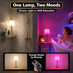 CORDLESS TABLE LAMP – RECHARGEABLE & WATERPROOF FOR SHOWER, BATHROOM AND OUTDOOR USE - 8