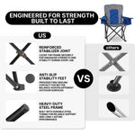 Portable 2-Person Hammock with Steel Stand – Heavy Duty Outdoor & Indoor Relaxation Swing - 8