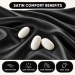 Body Pillowcase – Satin or Mulberry Silk, 20 x 54 in - 8