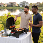 PORTABLE TABLETOP BBQ GRILL – CHARCOAL OUTDOOR GRILLS FOR CAMPING, PATIO, BEACH & BACKYARD - 8