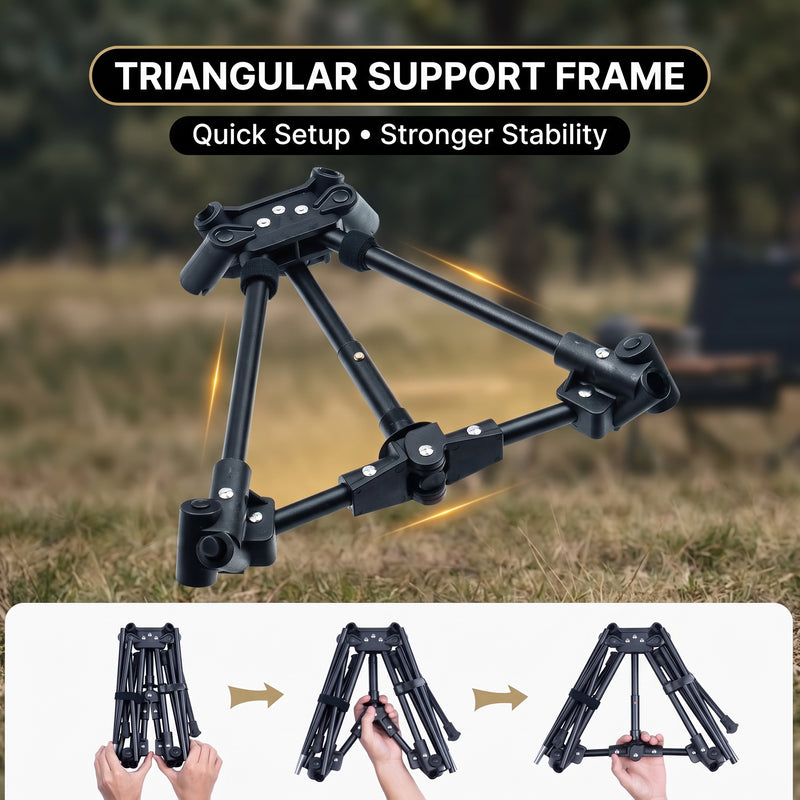Ultralight Folding Camping Chair – Portable Outdoor High-Back Seat - 8