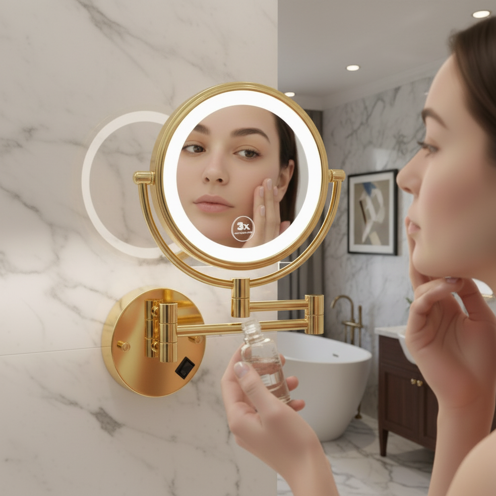 8 Inch LED Wall Mount Vanity Mirror