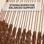 Handwoven Mayan Rope Double Hammock with Tree Straps, Carabiners & Carry Bag - 8