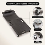 Low Profile Rolling Garage Creeper - Mechanic Creeper with Padded Headrest & Tool Trays, Under Car Roller for Automotive Repair, Rolling Car Creeper - 8
