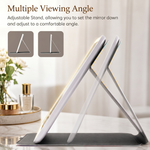Portable LED Makeup Mirror – Rechargeable, Adjustable Brightness, Compact & Travel-Friendly - 8