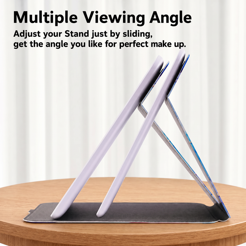 Portable LED Makeup Mirror – Rechargeable, Adjustable Brightness, Compact & Travel-Friendly - 8