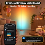 FLOOR LAMP – SMART RGBIC CORNER LAMP WITH MUSIC SYNC - 8
