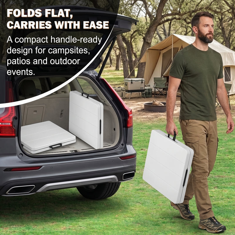 4 ft Adjustable Folding Camping Table - 8