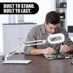 10X to 30X LED Magnifying Lamp – Desk, Clamp & Floor Stand - 8 (add)